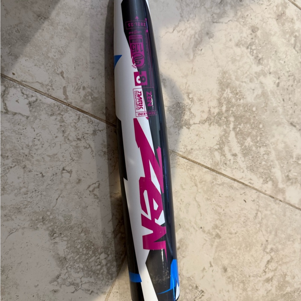 Zen 32” USSSA Baseball Bat - Black, White, Pink